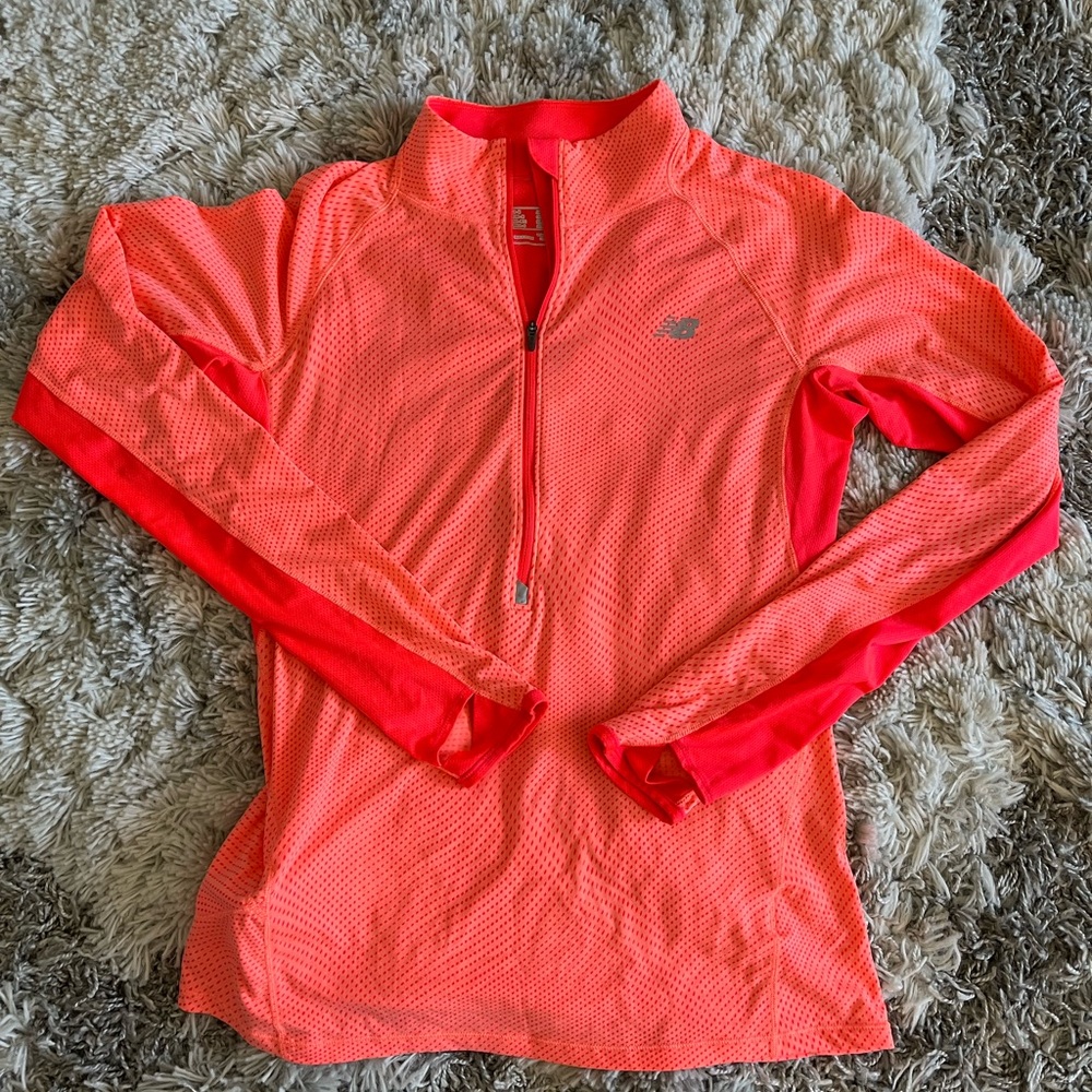 New Balance Running 3/4 Zip Size M